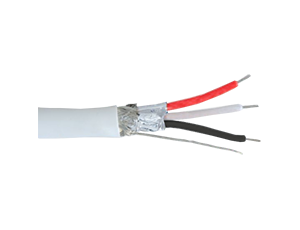 3 Core 24 AWG Overall Foil & Braid Shielded Cable for EIA RS-232/423